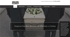 Desktop Screenshot of impresafunebresantini.com