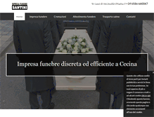 Tablet Screenshot of impresafunebresantini.com
